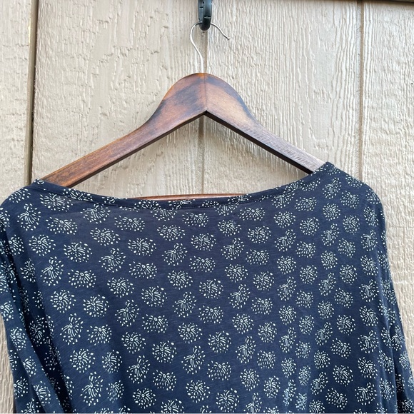 Lane Bryant Womens Shirt Tee Blue Embroidered Tassel Firework Plus Size 22/24 - Picture 5 of 11